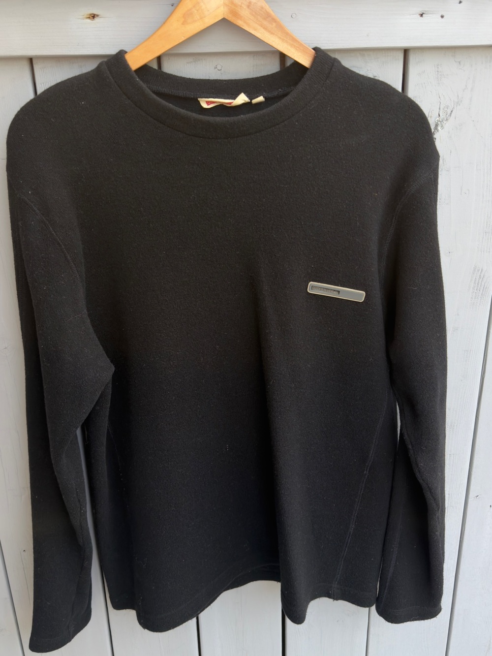 Vintage Y2K men’s Quicksilver wool blend knit pullover. Made in Portugal size m